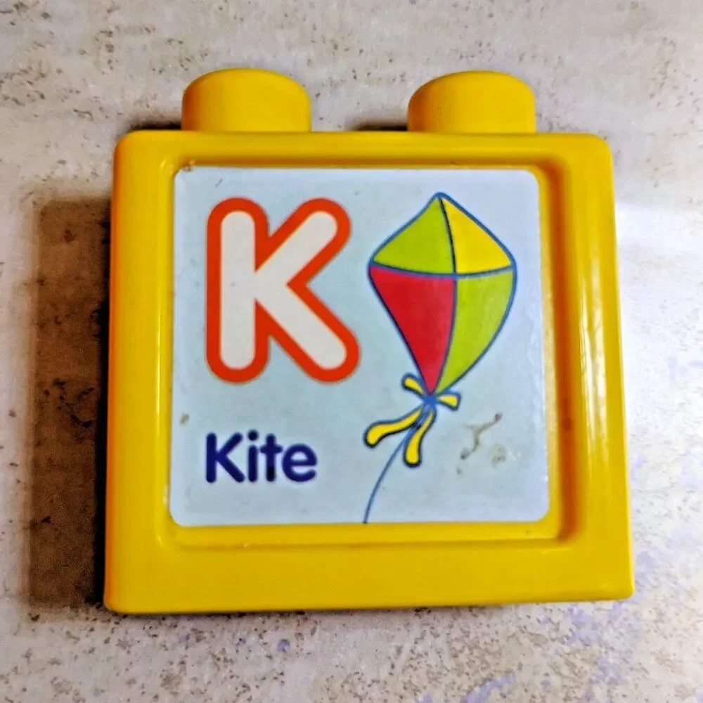 Vtech Sit to Stand Alphabet Train Replacement Letter Block K-Kite/S-Star